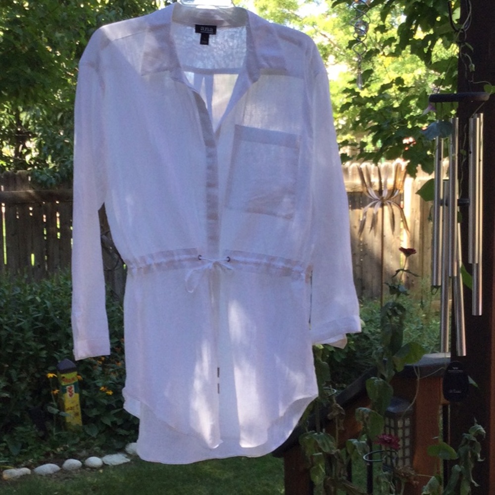 Semi sheer shirt